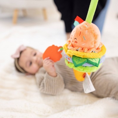  Melissa & Doug Ice Cream Take-Along Clip-On Infant Toy With Sound And Vibration
