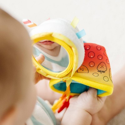  Melissa & Doug Multi-Sensory Take-Along Clip-On Infant Toy 2pk (PB&J And Bubble Tea)
