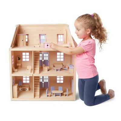  Melissa & Doug Multi-Level Dollhouse