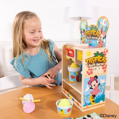  Melissa & Doug Disney Tropical Soft Serve Ice Cream Wooden Play Food Set - 23pc