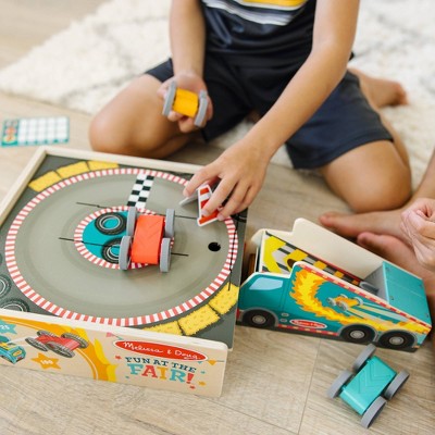  Melissa & Doug Fun At The Fair! Fire Jumper Stunt Car