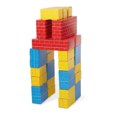  Melissa & Doug Extra-Thick Cardboard Building Blocks - 24 Blocks In 3 Sizes