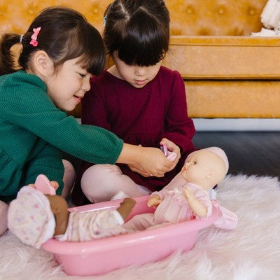  Melissa & Doug Mine To Love Baby Doll Bathtub And Accessories Set (6pc)