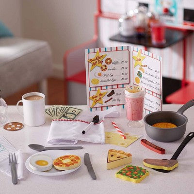  Melissa & Doug Star Diner Restaurant Play Set