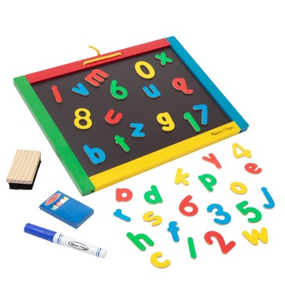  Melissa & Doug Magnetic Chalkboard And Dry-Erase Board With 36 Magnets