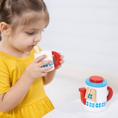  Melissa & Doug 22-Piece Steep And Serve Wooden Tea Set - Play Food And Kitchen Accessories