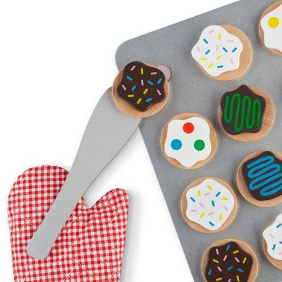  Melissa & Doug Slice And Bake Wooden Cookie Play Food Set