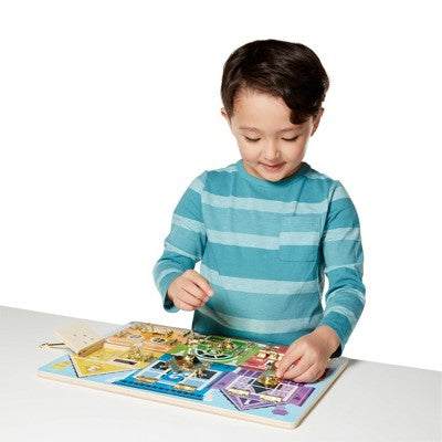  Melissa & Doug Latches Wooden Activity Board