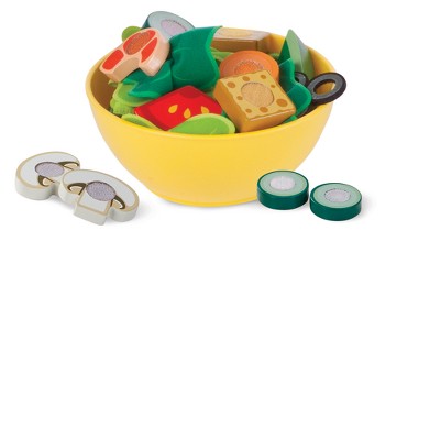  Melissa & Doug Slice And Toss Salad Play Food Set - 52pc Wooden And Felt