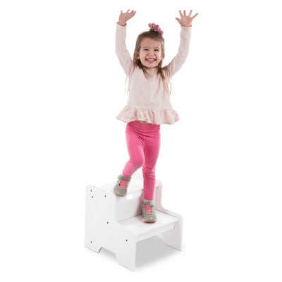  Melissa & Doug Wooden Step Stool - White