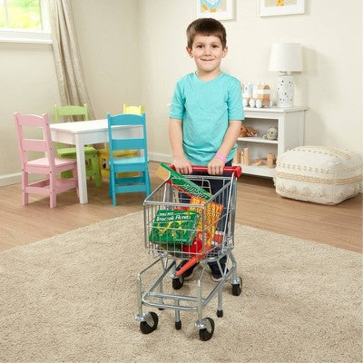  Melissa & Doug Toy Shopping Cart With Sturdy Metal Frame