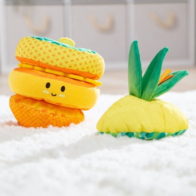  Melissa & Doug Multi-Sensory Pineapple Soft Stacker Infant Toy