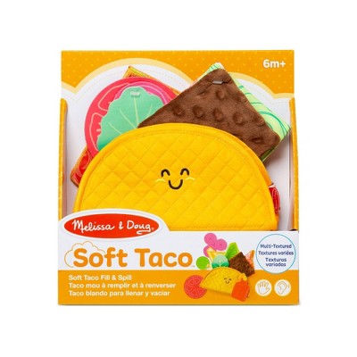  Melissa & Doug Multi-Sensory Soft Taco Fill & Spill Infant Toy