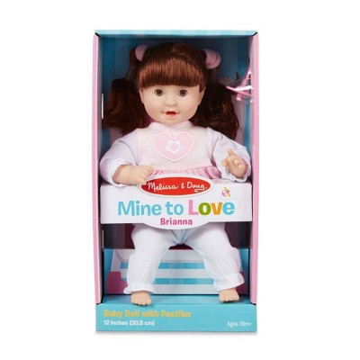  Melissa & Doug Standard Mine To Love Brianna 12" Soft Body Baby Doll