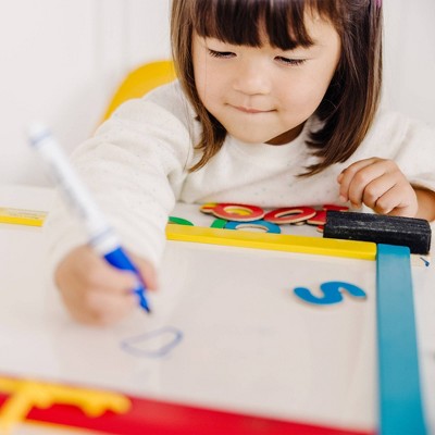  Melissa & Doug Magnetic Chalkboard And Dry-Erase Board With 36 Magnets