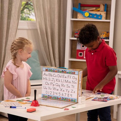  Melissa & Doug School Time! Classroom Play Set Game - Be Teacher Or Student