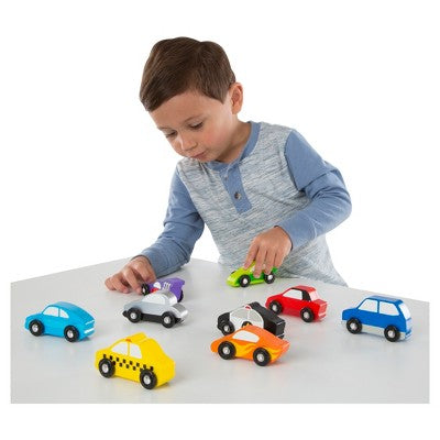  Melissa & Doug Wooden Car Set