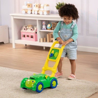 Melissa & Doug Sunny Patch Snappy Turtle Lawn Mower - Pretend Play Toy For Kids