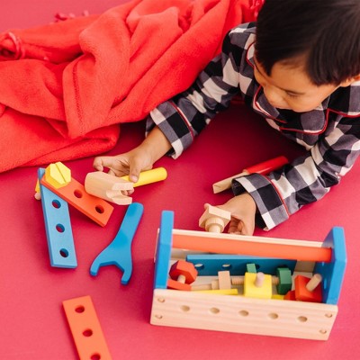  Melissa & Doug Take-Along Tool Kit Wooden Construction Toy (24pc)