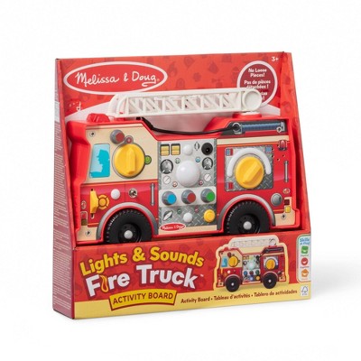  Melissa & Doug Lights & Sounds Fire Truck Activity Board