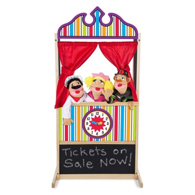  Melissa & Doug Deluxe Puppet Theater - Sturdy Wooden Construction