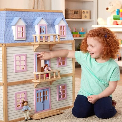  Melissa & Doug Multi-Level Dollhouse