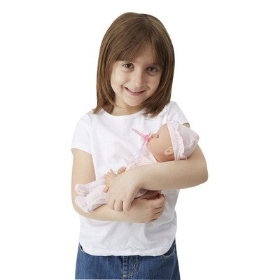  Melissa & Doug Mine To Love Jenna 12" Soft Body Baby Doll