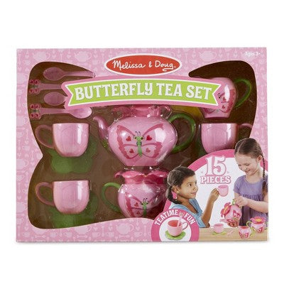  Melissa & Doug Sunny Patch Bella Butterfly Tea Set - Play Food Accessories