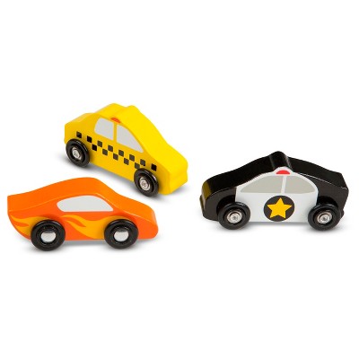  Melissa & Doug Wooden Car Set