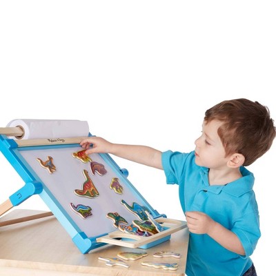  Melissa & Doug Wooden Magnets Set - Animals And Dinosaurs With 40 Wooden Magnets