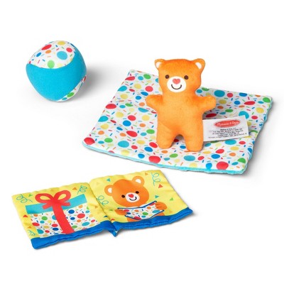  Melissa & Doug Wooden Surprise Gift Box Infant Toy (5pc)