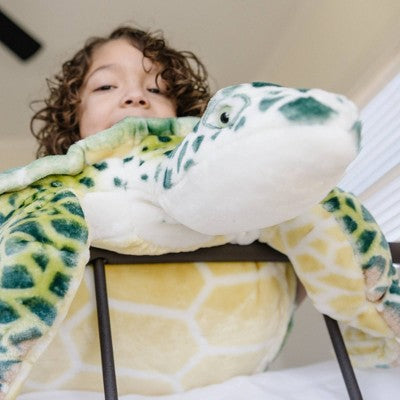  Melissa & Doug Giant Sea Turtle - Lifelike Stuffed Animal (nearly 3 Feet Long)