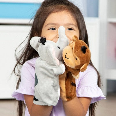 Melissa & Doug Safari Buddies Hand Puppets