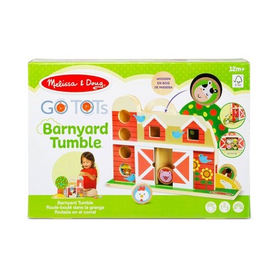 Melissa & Doug GO Tots Wooden Barnyard Tumble With 4 Disks