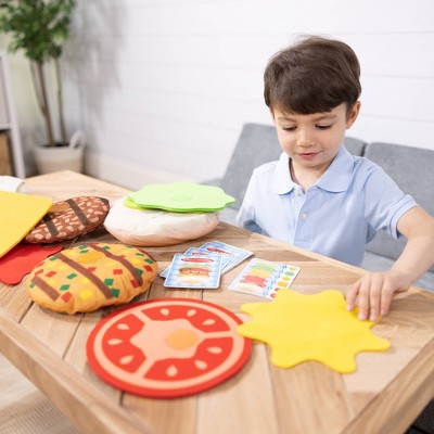  Melissa & Doug Burger Matching, Catching, And Stacking Games
