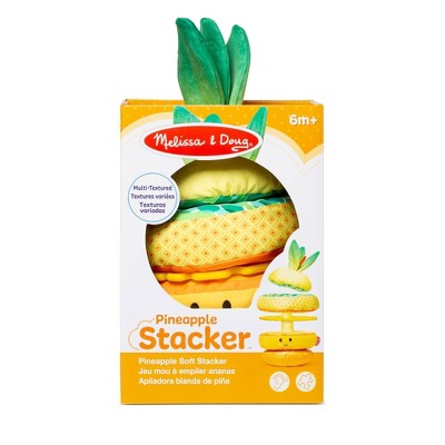 Melissa & Doug Multi-Sensory Pineapple Soft Stacker Infant Toy