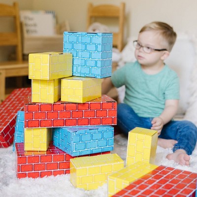  Melissa & Doug Lightweight Jumbo Cardboard Building Block Set - 40pc