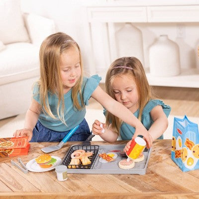  Melissa & Doug Flip & Fry Grill Play Set With Color Changing Water WOW!: Educational Focus On Motor & Creative Skills