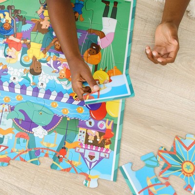  Melissa & Doug Fun At The Fair! A Day At The Fair Floor Puzzle - 48pc