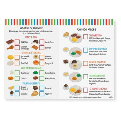 Melissa & Doug Food Fun Combine & Dine Dinners - Red