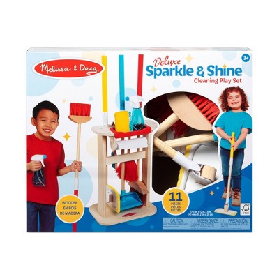  Melissa & Doug Deluxe Sparkle & Shine Cleaning Play Set (11pc)