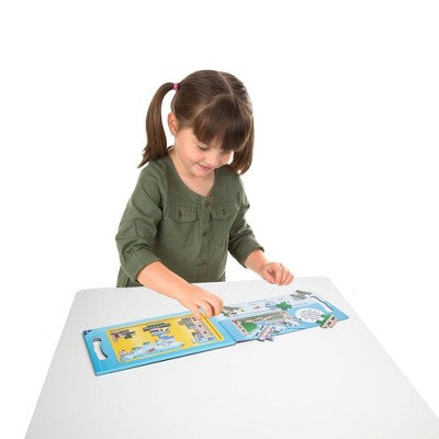  Melissa & Doug Magnetic Take-Along Jigsaw 2pc Bundle - Farm/Vehicles