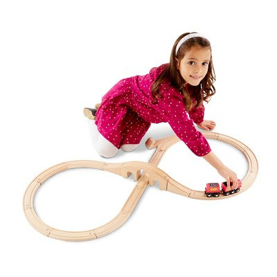  Melissa & Doug Classic Wooden Figure Eight Train Set (22pc)