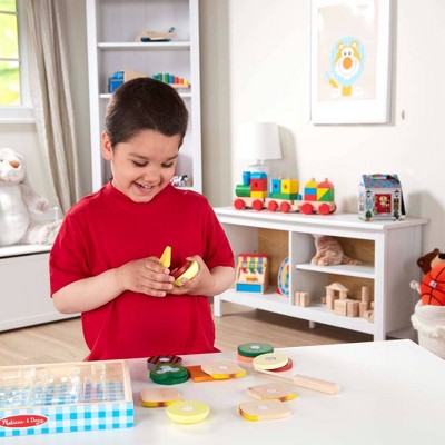  Melissa & Doug Wooden Sandwich-Making Pretend Play Food Set