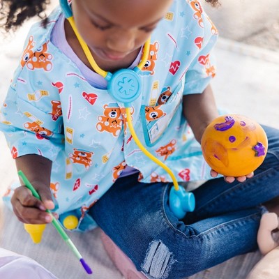  Melissa & Doug Pediatric Nurse Role Play Costume Set (8pc) - Includes Baby Doll, Stethoscope