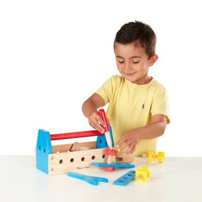  Melissa & Doug Take-Along Tool Kit Wooden Construction Toy (24pc)