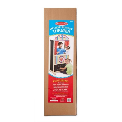  Melissa & Doug Deluxe Puppet Theater - Sturdy Wooden Construction
