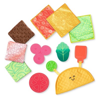  Melissa & Doug Multi-Sensory Soft Taco Fill & Spill Infant Toy