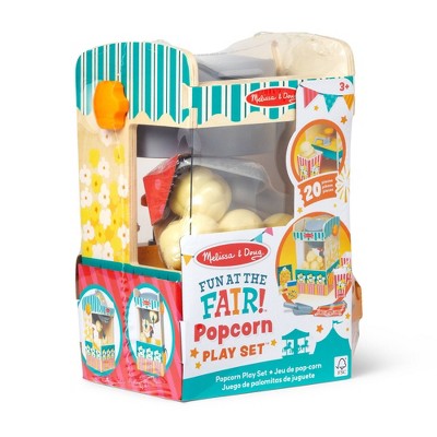  Melissa & Doug Fun At The Fair! Wooden Popcorn Popping Play Food Set