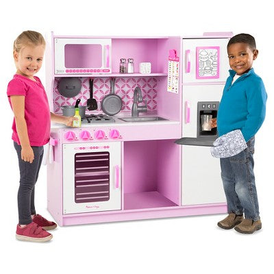  Melissa & Doug Chef's Kitchen Pretend Play Set - Cupcake Pink/White